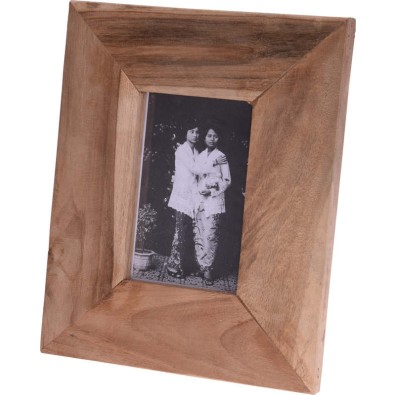 Fotorámeček z teakového dřeva 27,5 x 22 cm