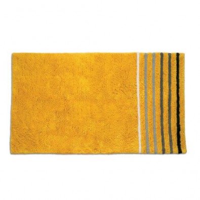 KELA Koupelnová předložka LADESSA STRIPES 100x60 cm žlutá