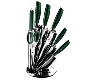 BERLINGERHAUS Sada nožů ve stojanu 8 ks Emerald Collection BlackSmith