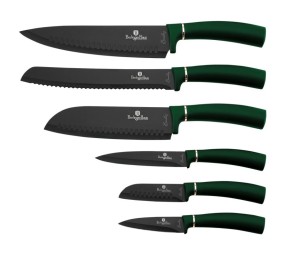 BERLINGERHAUS Sada nožů s nepřilnavým povrchem 6 ks Emerald Collection