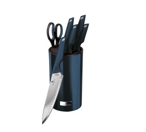 Sada nožů ve stojanu 7 ks Metallic Line Aquamarine Edition