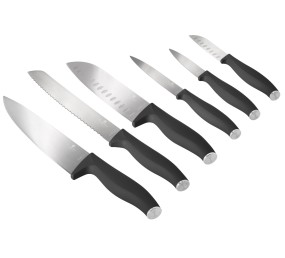 Sada nožů nerez 6 ks Antracit Collection