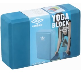 UMBRO Blok na jógu 23x15x7,5cm modrá