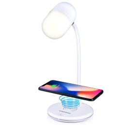 GRUNDIG Stolní lampa LED s bezdrátovou nabíječkou na mobil 3v1