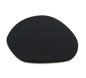 KELA Prostírání Stone PU kůže černá 45,0x30,0x0,2cm