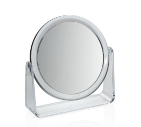 KELA Stojací zrcadlo Via Acryl transparentní 19,0x5,0x20,0cm 17,5cm