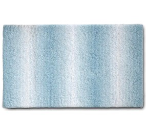 Koupelnová předložka Ombre 100x60 cm  polyester ledově modrá