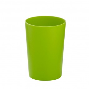 Pohár MARTA plastik zelená H 11cm / Ř 8cm