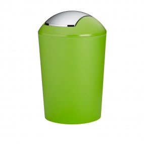Odpadkový koš MARTA plastik zelená H 50cm / Ř 32cm / 25