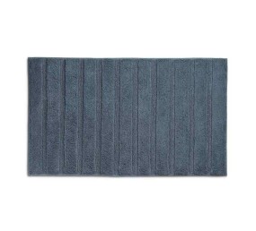KELA Koupelnová předložka Megan 100% bavlna kouřově modrá 80,0x50,0x1,6cm