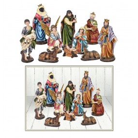 HOMESTYLING Betlém Vánoční dekorace sada 10ti figurek
