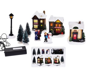 Vánoční dekorace figurky LED osvětlení