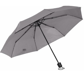 Deštník skládací 95 cm světle šedá