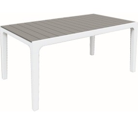 Zahradní stůl Keter Harmony bílý / světle šedý