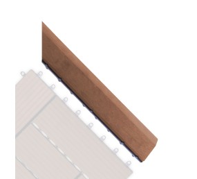 Přechodová lišta G21 Třešeň pro WPC dlaždice, 38,5 x 7,5 cm rohová (pravá)